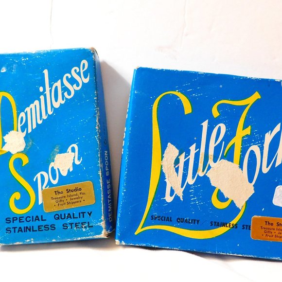 Florida Demitasse Spoons and Florida Little Forks Vintage - Picture 2 of 9